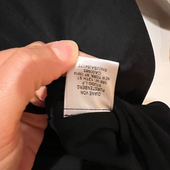 DVF vintage original black wrap dress - Picture 6 of 7